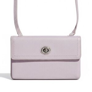 Danier Leather Pastel Lavender Crossbody Bag